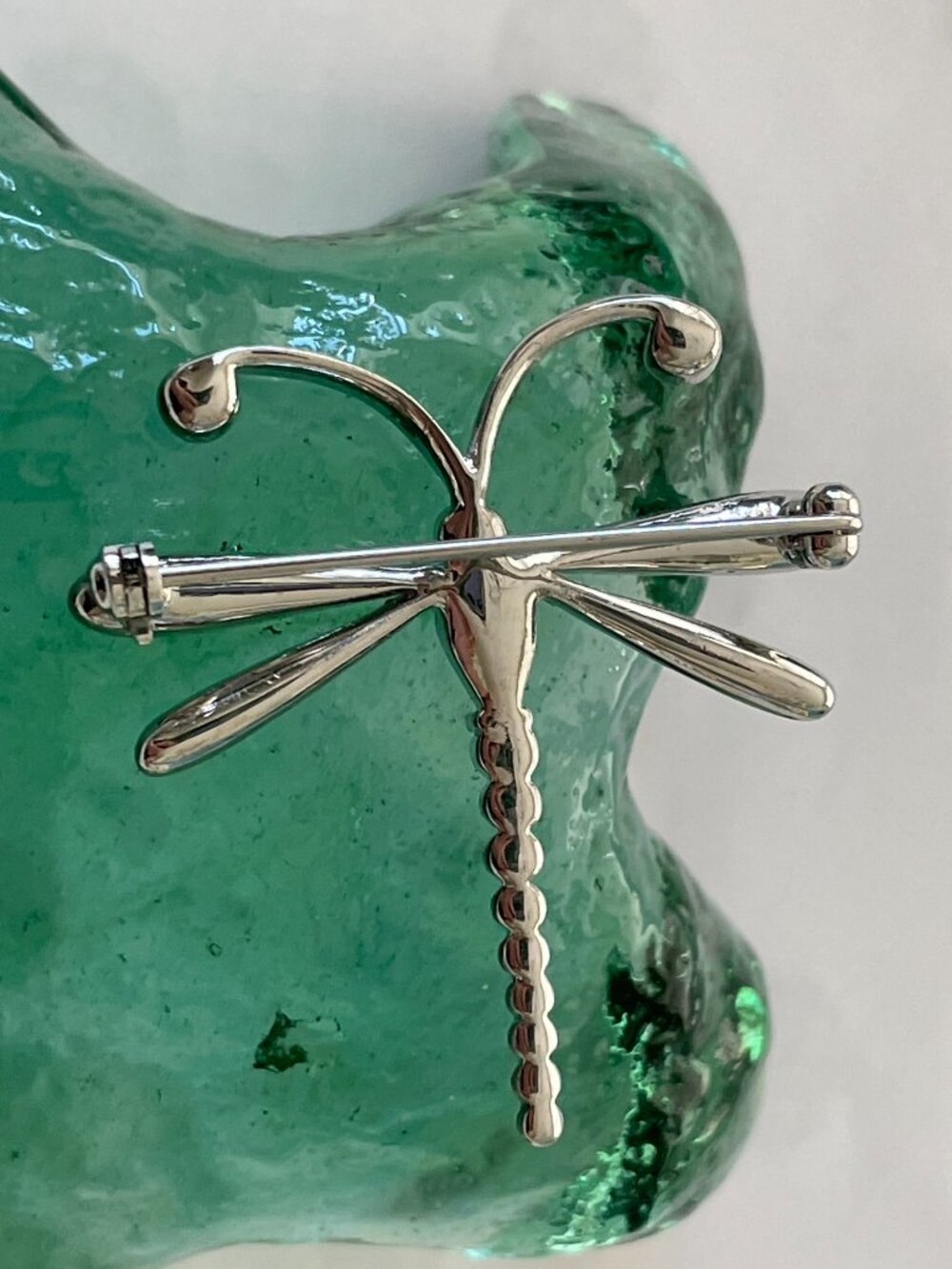 Vintage Rhinestone Dragonfly Brooch - Picture 3 of 4